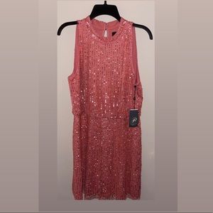 Pink glittery dress